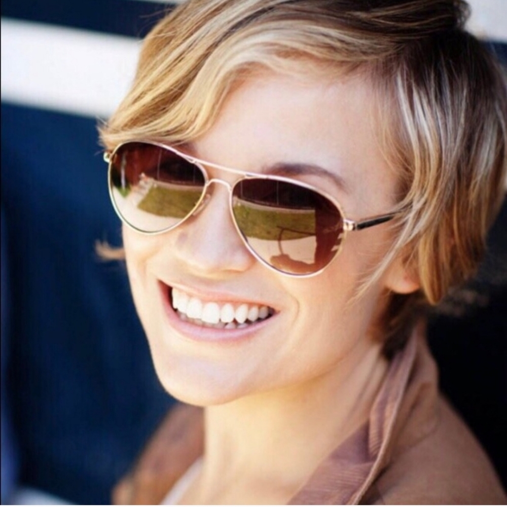 NWT TOMS Kilgore Gold PolarizedSunglasses